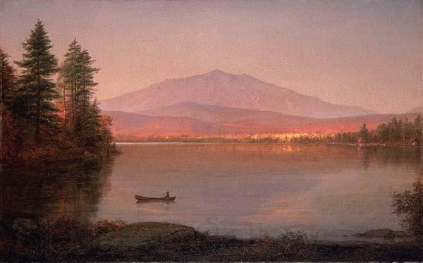 Frederic Edwin Church Mount Katahdin from Millinocket Camp Norge oil painting art